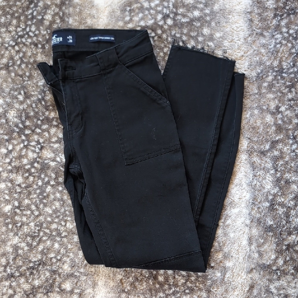 Hollister Low-Rise Super Skinny Crop Jeans 0R
